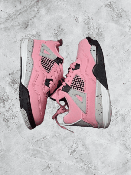 Retro 4 Pink and Grey