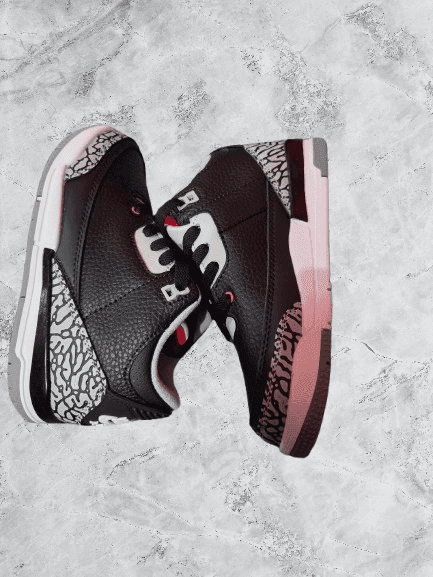 Retro 3 Black Cement